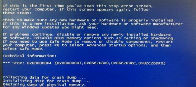 Win7 32位系统蓝屏代码为0x00000f4的排查与解决方法
