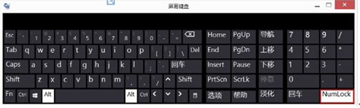 Windows7系统numlock键失灵无法开启数字键盘的办理要领