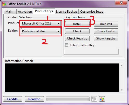 Office2013 toolkit激活工具的使用方法