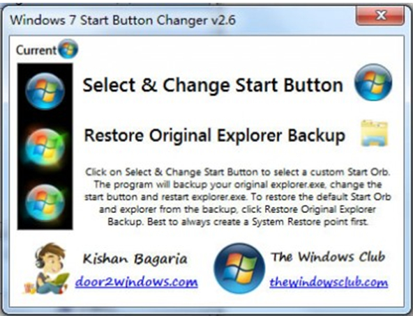 Windows 7系统中修改开始菜单图标最简单的方法