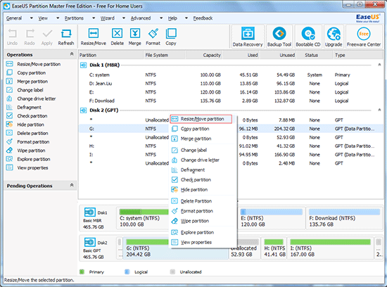 EaseUs Partition Master Review