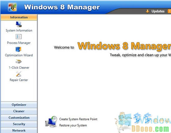 Windows 8 Manager