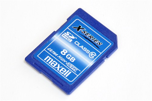 麦克赛尔推出8GB Class10标准SDHC卡! 
