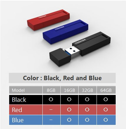 东芝TransMemory标闪USB 3.0闪存盘登场