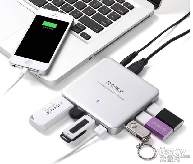 多功能HUB集线器,ORICO USB3.0多功能设备