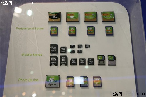 Computex09：宇瞻金色DDR3与各存储品