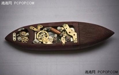 仿钟表设计 镶嵌26个宝石复古U盘曝光