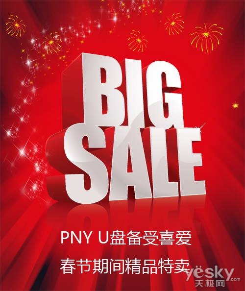 PNY U盘备受喜爱 春节期间精品特卖