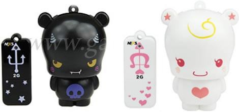 生动形象超可爱 立体熊猫造型U盘上市