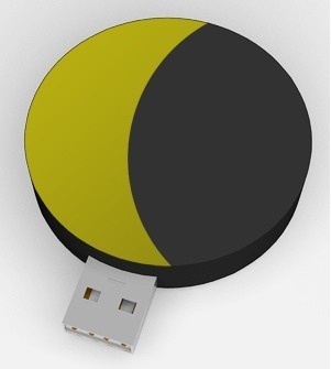 能显示使用容量&nbsp;独特闪盘在国外上市