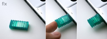 异军突起需要创意 个性U盘能自由收缩