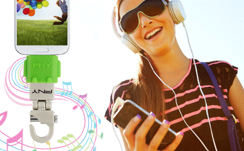 PNY OTG机器人适配器 扩容、分享更畅快！