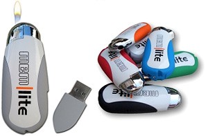 为抽烟人士设计 能做打火机的U盘上市