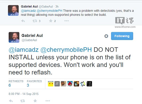 微软:非Lumia手机会检测到Win10 Mobile预览版,但请勿安装