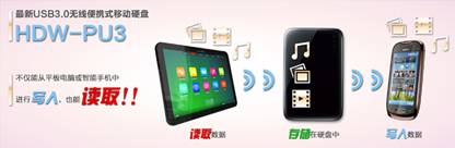 数据存储新选择 巴法络HDW-PU3无线移动硬盘