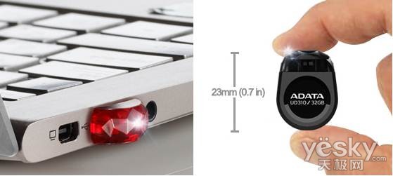 防水抗震永流传 威刚UD310迷你宝石碟上市