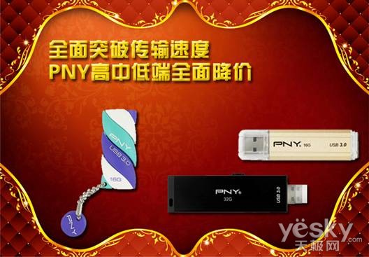 全面突破传输速度 PNY高中低端全面降价