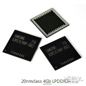 三星电子，全球首家量产20纳米级移动存储器