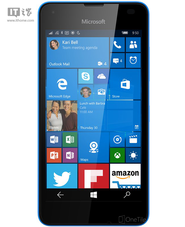 微软Win10 Mobile手机Lumia550渲染图曝光