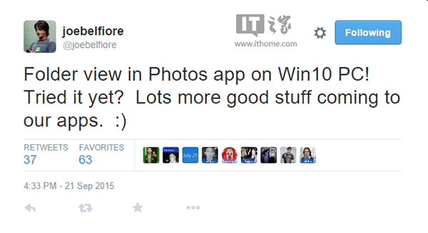 乔北峰：Win10 Mobile/PC原生应用将迎来更多功能