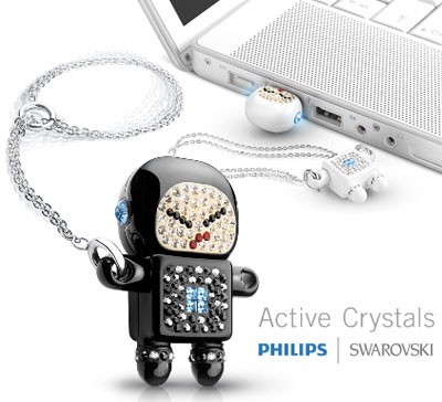 施华洛世奇华丽登场 精美水晶U盘上市