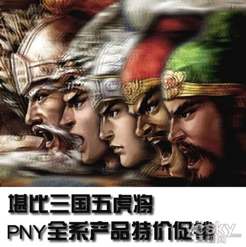 堪比三国五虎将 PNY全系产品特价促销