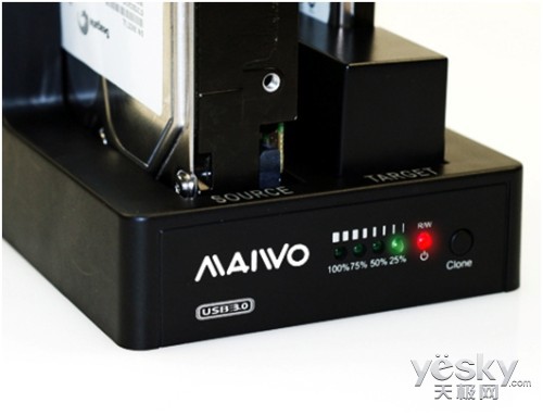 快速文件备份 MAIWO K3092硬盘座拷贝机