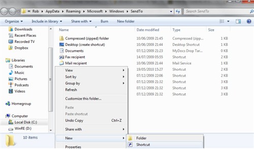 教你在Windows 7系统中添加打印目录