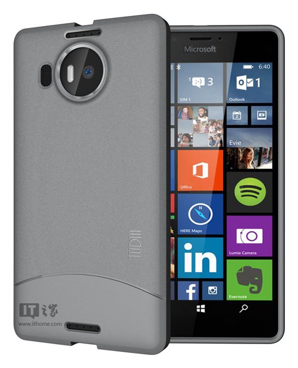 win10旗舰手机lumia950/xl非官方保护套高清图曝光
